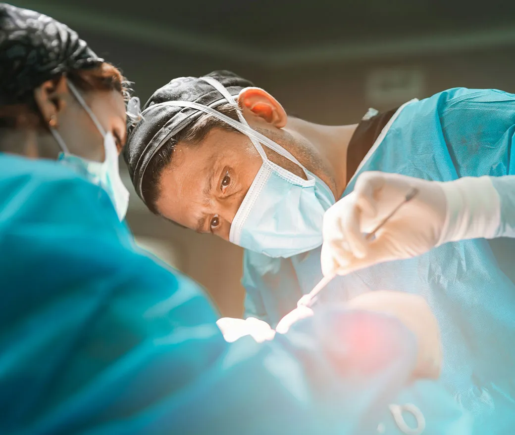 Healthcare professionals collaborating in a clinical training session